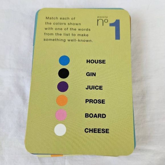 Mensa 75 Card Box Set Riddles, Puzzles, & Games Chronicle Books 2003 - Picture 9 of 11